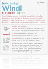 Fridababy Windi Gas Relief for Babies from 0 Months 10 Pieces Disposable Catheters Natural Gas Relief 20437