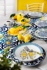 Excelsa Amalfi Tellerservice 18 Stück, Porzellan Naty Shop
