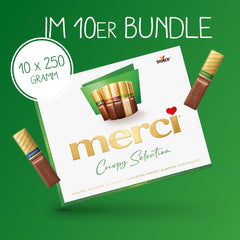 Finest Selection Variety Almond Crunch – 10 x 250g – Filled and unfilled chocolate specialties