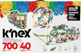 K'Nex Basic Fun Mega Models Bauset, 3D Lernspielzeug für Kinder, 700-teiliges STEM-Lernset, Ingenieurwesen für Kinder, buntes Bauset mit 40 Modellen für Kinder ab 7 Jahren