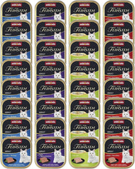 animonda Vom Feinsten Adult Fish & Meat Variety (32 x 100 g), hrană umedă pentru pisici adulte, hrană pentru pisici fără cereale și fără zahăr, pateuri fine în bucăți