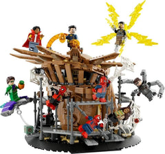 LEGO 76261 Marvel Spider-Man's Big Showdown, Spider-Man: No Way Home set with 3 minifigures Peter Parker plus Green Goblin, Electro, Sandman, Ned, Doctor Strange and MJ, collectible model Building sets Besuche den LEGO-Store