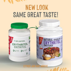 Natürliches Erythrit - Kristallzucker | 10G = 7G Zucker | Natürlicher Zuckerersatz - 0 Kalorien - 0 Glykämischer Index - Keto Und Paleo - 0 Netto-Kohlenhydrate - Kein GVO - Castello since 1907-1Kg Sweeteners Naty Shop