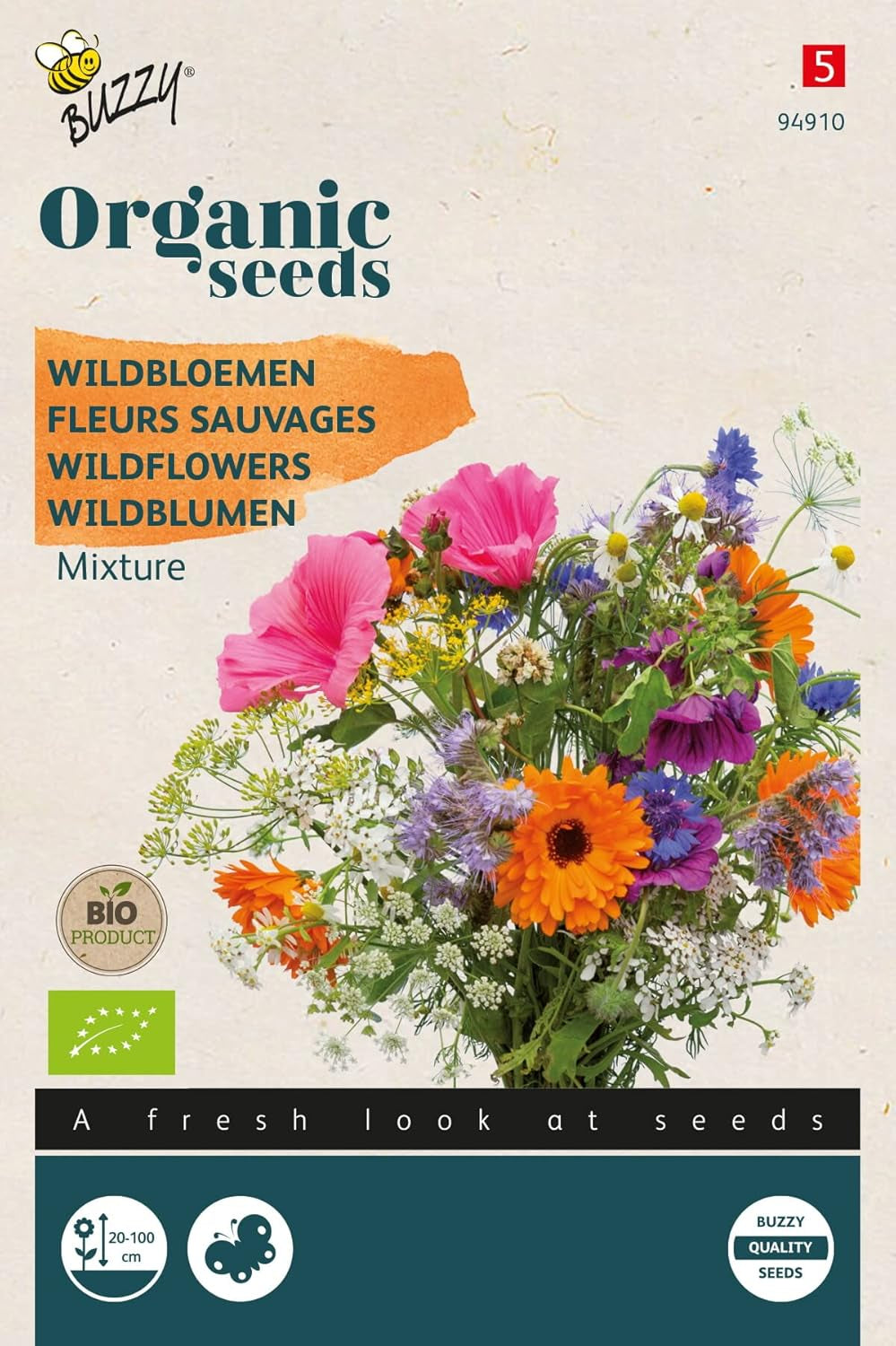 Buzzy Organic Wildflower Blend (Organic)