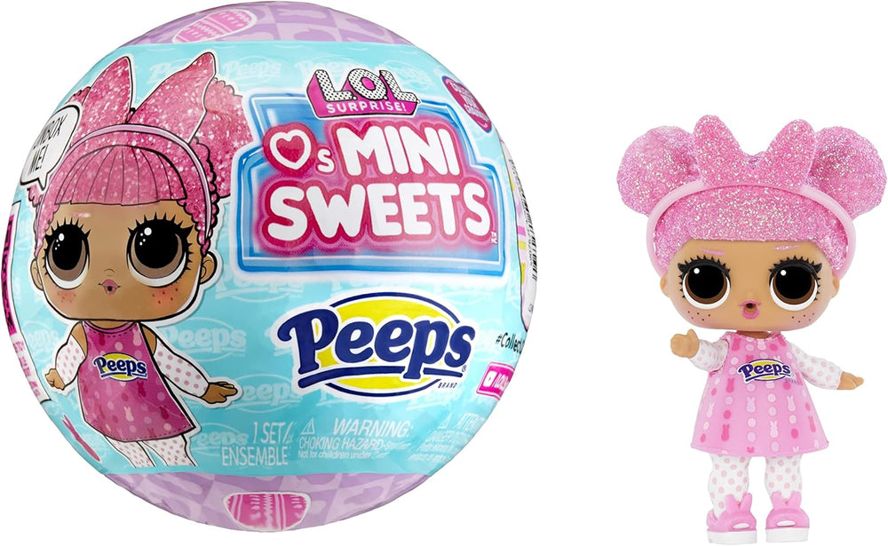 L.O.L. Surprise! Loves Mini Sweets Peeps - Cute Bunny - Limitierte Auflage mit Frühlingsthema - Sammlerpuppe mit 7 Überraschungen - Für Mädchen, Jungen und Sammler ab 4 Jahren