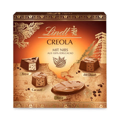 Lindt Chocolate | Creole Praline Box | 165g | 15 pralines in 4 delicious varieties, made from 100% fine cocoa, alcohol-free | Chocolate gift set