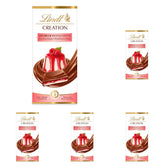 Lindt Chocolate Creation Raspberry Panna Cotta, Chocolate Gift, Chocolate Bar, 150g (Pack of 5)