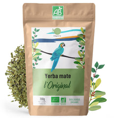 ORIGEENS BIO YERBA MATE TEA 200G - Originalul I Bio Yerba Mate neprÄjitÄ, frunze, fÄrÄ tulpini, praf Èi firimituri I BÄuturÄ energizantÄ Èi detoxifiantÄ