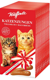 Küfferle cat's tongues 10x75g multipack, milk chocolate, 10 pieces