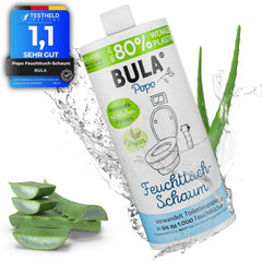 BULA® Popo Refill Bottle (750ml) JUST TO REFILL our 150ml and 50ml bottles! | Replaces up to 1,000 wipes! | With ingredients of natural origin
