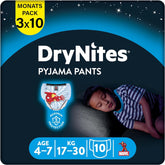 HUGGIES Drynites night diapers, for boys 4-7 years (17-30 kg), 30 pieces Naty Shop