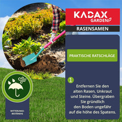 KADAX Ziergras, 200 MÂČ, Ziergrassaatgut, Grassaatgut, Rasenmischung, Grassamen, Rasensaat, Wirksames Saatgut, Rasensaatmischung, Gras, Saatgutmischung (5 Kg)