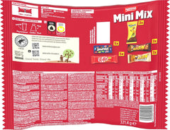 Nestlé Mini Mix Chocolate Bars, Five Delicious Flavors, 19 Bars, Pack of 2 (1 x 321g)