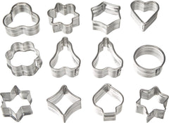 Set de forme pentru biscuiți Zenker 7733, 12 piese, patiserie