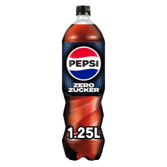 Pepsi Zero Sugar, Soft drink without sugar, caffeinated cola, set 6 x 1.25 liters Alcohol-free drinks Naty Shop