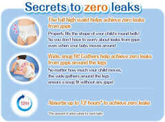 PL Boy (9-14 kg) - Diaper for boys - 44 pieces - Large - Waterproof - Animal print - Cotton - Paraben free