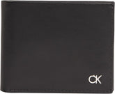Calvin Klein METAL CK BIFOLD 6CC W/BILL Portofel pentru bărbați, negru (Ck Black), OS Portofel Barbati Naty Shop Titlu implicit
