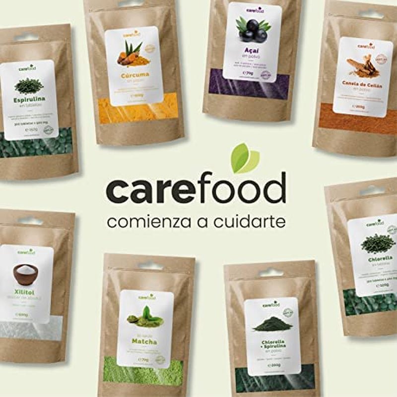 Carefood - Fructe Goji organice - Superfood 100% fructe uscate naturale - gustare organică fără zahăr adăugat și potrivită pentru vegani - aromă dulce cu o ușoară aciditate - 200 g Produse deshidratate Naty Shop