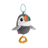 FISHER-PRICE Flap & Go Toucan - Jucărie de pluș pentru cărucior, promovează abilitățile motorii fine și senzoriale, pentru nou-născuți de la naștere, HNX66 Jucarii Bebe Naty Shop Titlu implicit