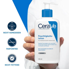 Cerave body lotion with dosing pump, suitable for atopic dermatitis and dry or very dry skin, 236 ml Cosmetics and Beauty Naty Shop