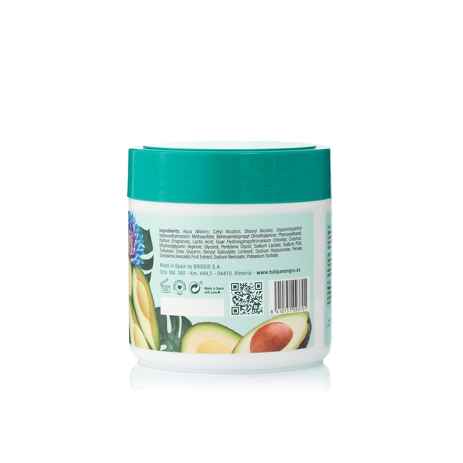 Mască de tulipan negru, intensivă, hidratantă, 400 ml Masca de par Naty Shop