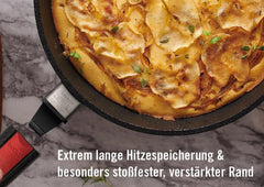 Woll Nowo Titanium Guss-Kasserolle Viereckig - Induktiv -, 28 X 28 Cm, 10 Cm Hoch, 6.0 Liter, Mit 2 Seitengriffen - Geeignet Für Alle Herdarten, Aluminium, Backofenfest, Schwarz Matrite si tavi pentru copt Naty Shop