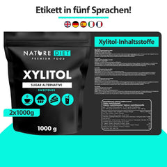 Nature Diet Xylitol, 1 Kg Sweeteners Naty Shop