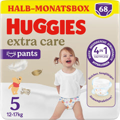 Huggies Extra Care Pants Disney Design Size 5 68 Diapers (2x34) Half Month Box