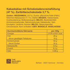 Fursecuri crocante cu cacao și cremă de ciocolată neagră, pachet de 14, pentru depozitare sau vânzare (14 x 190 g)