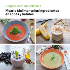 Braun Household Hogar Multiquick 7 Armmixer, Spritzschutz-Technologie, Spülmaschinenfest, Bpa-Freier Kunststoffbecher, MQ7000, 1000 W, Weiß Kitchen Naty Shop