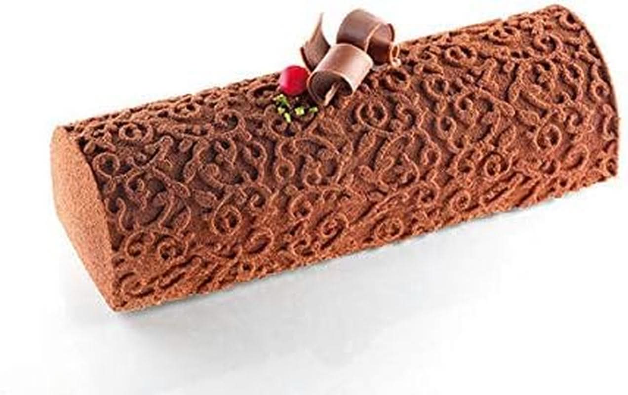 Silikomart Arabesque, CovoraÈ de copt pentru tort de CrÄciun Bucatarie Naty Shop