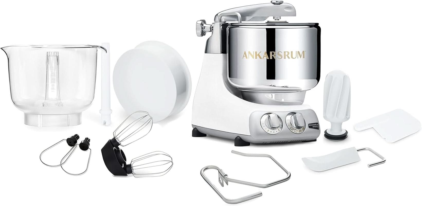 Ankarsrum - Asistent Original Base Kitchen Machine Creme AKM6230MW Mineral White Mama si Copilul Naty Shop