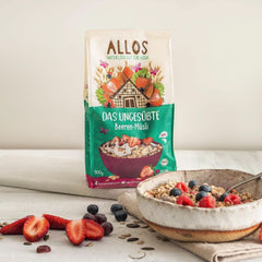 Allos, unsweetened berry muesli, package 5 x 500 grams Cereals Naty Shop