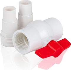 Gre AR512 - Supapă pornire/oprire cu 2 adaptoare pentru furtunuri de Ø38 și Ø32 mm