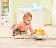 Vtech Baby 3-in-1 Magic Music Ball Jucărie interactivă pentru copii care se mișcă singură și redă muzică Pentru copii cu vârsta cuprinsă între 9-36 luni, colorată Jucarii Bebe Naty Shop