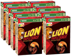 Triple Crunchy Churro Breakfast Cereal with Milk Chocolate and Salted Caramel, Wholegrain Content 36%, Pack of 8 (8x300g)