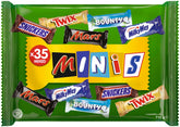 Mini Mixed Chocolate Bulk Pack, Chocolate, 35 Mini Chocolate Snacks (Mars, Snickers, Bounty, Twix, Milky Way) as Sweets, Chocolate Gift, Candy Box (710g)