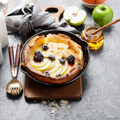 OVERMONT tigaie de grătar din fontă cu mâner Oale si Tigai Naty Shop