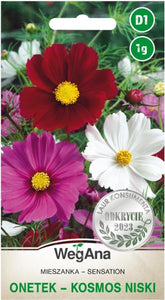 Cosmos Sensation Mix 1g seeds, Cosmos Mix Summer flowers, Garden plants Balcony plants, Flower seeds