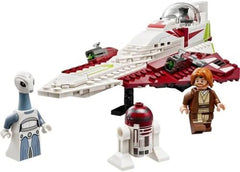 LEGO Star Wars Jedi Starfighter Obi-Wan Kenobi, Buildable Toy with Taun We, Droid Figure and Lightsaber, Attack of the Clones Set 75333 Building Sets Besuche den LEGO-Store