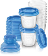 Philips Avent Austellungssystem Für Muttermilch, Becher Inklusive Deckel, Adapter (Modell SCF618/10) Accessories Food and Breastfeeding Bebe Naty Shop