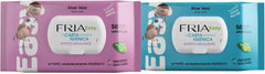 Fria, wet wipes, 2 different fragrances, 2 x 50 pieces Baby Wet Wipes Naty Shop