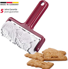 Rolă de specula Westmark, cu 7 modele diferite, lungime: 17,2 cm, plastic, Klausi, alb/roșu, 32162270