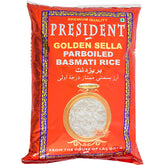 PRESIDENT - Golden Sella Basmati rice, pack of 20 (1 x 20 kg)