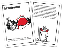 Moses. Black Stories Medicine - 50 puzzles with cases from the world of medicine, a crime card game with game variations and score tokens, a puzzle game for teenagers and adults.