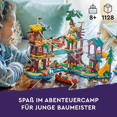LEGO Friends Tree House At Adventure Camp, Playset for Girls and Boys 8 Years Old with 5 Figures and 5 Animals, Gift Idea for Creative Games, Sports Toys, Doll House 42631 Building Sets Besuche den LEGO-Store