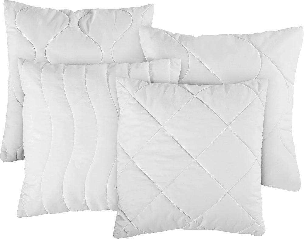 Traumnacht Pernă confortabilă ruletă, Set de 4 perne, Cu capac matlasat și umplutură din tije de spumă, 40 X 40 cm, Certificat Oeko-Tex, Produs în conformitate cu standardul de calitate german Perne standard Naty Shop Titlu implicit