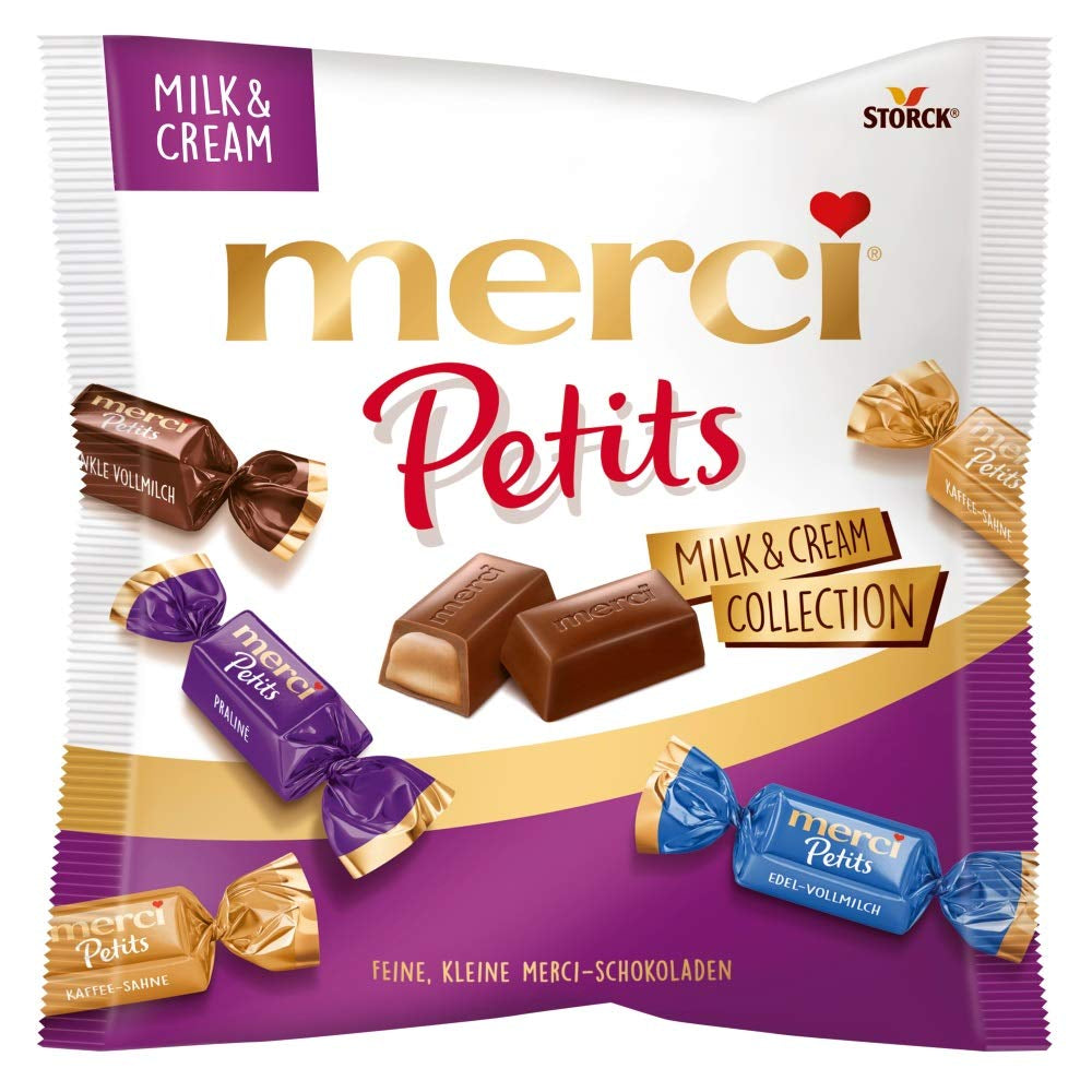 Milk&Cream collection (1 x 125g) / Fine chocolates in 4 assortments