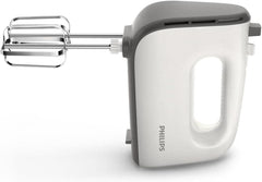 Philips Handmixer, 450 W, 5 Geschwindigkeiten plus Turbo, Weiß/Grau (HR3741/00) Kitchen Naty Shop