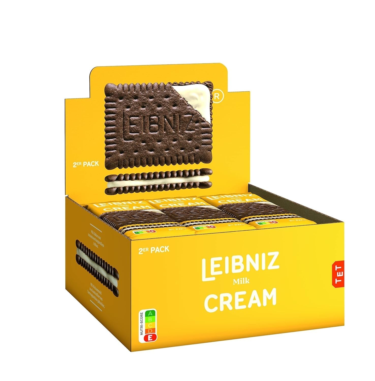 LEIBNIZ Biscuiți cu unt originali, pachet de 22 de gustări, biscuiții cu unt numărul 1, biscuiți crocanți într-un pachet mare practic (22 x 50 g), perfecți pentru călătorii
